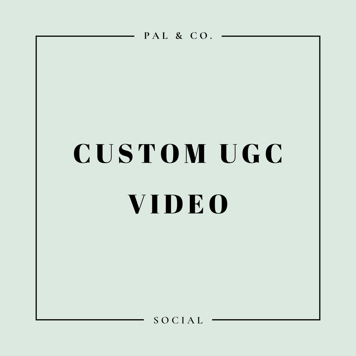 Custom UGC Video
